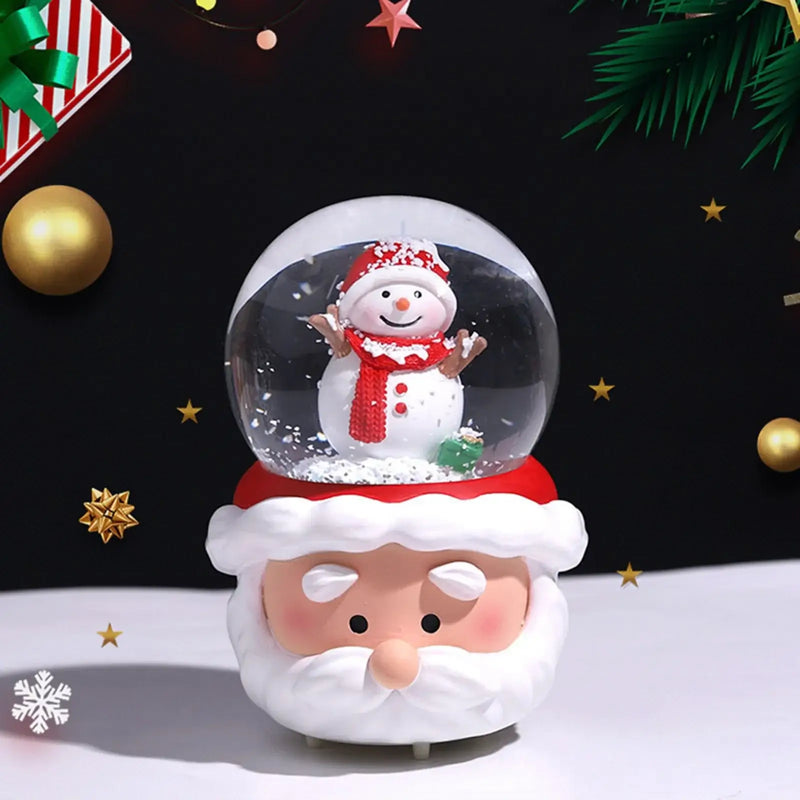 Christmas LED Musical Snow Globe Ornament