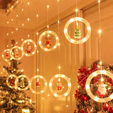 LED Christmas String Lights Room Garland Curtain Lamp