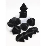 Black Triangle Powder Puff Sponge Soft Velvet