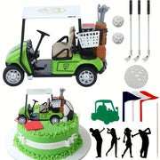 Adorable Mini Golf Cart Model Toy,Cast Alloy, Pull-Back Action, Perfect for Home Decor & Unique Gift Idea for Golf Enthusiasts