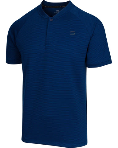 Three Sixty Six Collarless Golf Shirts - Men’s Casual Dry Fit Short Sleeve Polo, Lightweight and Breathable Gym Sports Fitness