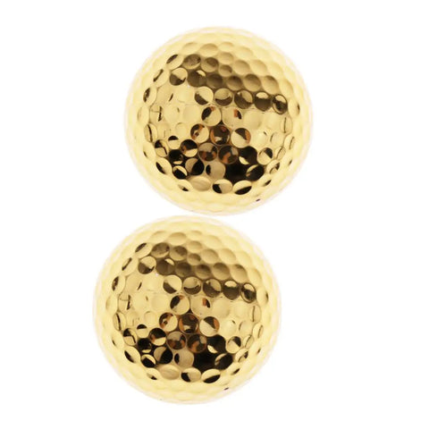 2pcs Golf Balls Sports & Outdoors/Golf/On-Course Accessories/ Gold