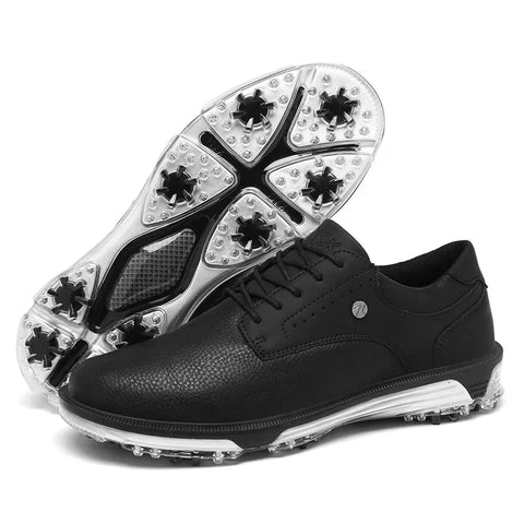 Waterproof Golf Shoes Spiked Cleats Non-Slip Outdoor Training Shoes Lightweight Comfortable Professional Golfing Footwear Modern