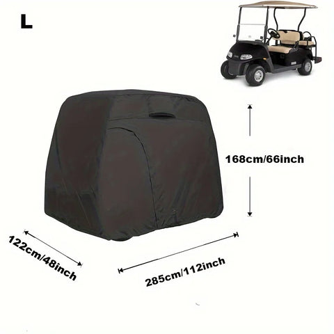 Golf Cart Rain Cover Golf Cart Cover Dustproof Golf Cart Cover Golf Cart Accessories Waterproof Dustproof Sunproof