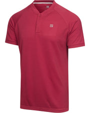 Three Sixty Six Collarless Golf Shirts - Men’s Casual Dry Fit Short Sleeve Polo, Lightweight and Breathable Gym Sports Fitness