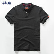Summer Mens Polo homom shirts Cotton Shirts Short Sleeve Letter Embroidered Emblem Simple Shirt for Male golf clothing t-shirts