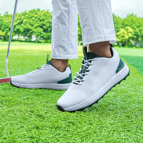 2025 Comfortable Golf Shoes Men Big Size 39-48 Professional Golf Spikeless Sneakers Non-Slip Waterproof Golfer Walking Footwear