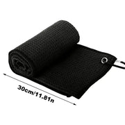 Premium Microfiber golf towel with clip, fast drying & durable