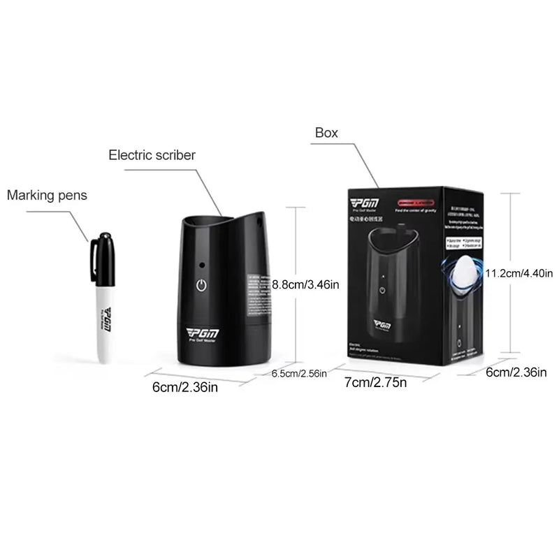 Golf Electric Scriber Golf Ball Liner Alignment Tool 