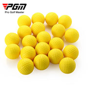 PGM 10pcs Golf Balls Light Indoor Outdoor Training Practice Golf Sports Sponge Elastic PU Foam Balls Q008