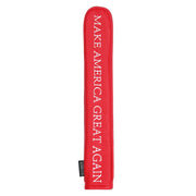 Golf Alignment Stick Cover PU Leather Hold 2 Sticks Headcover