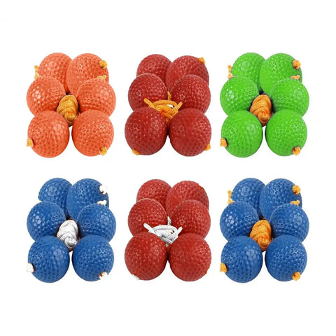 3 Pairs Ladder Ball Replacement Ladder Toss Game Balls Ladderball Bolas Made from Real Golf Balls for Lawn Yard Beach Game