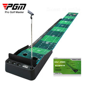 PGM TL021 3M Golf Putting Mat Golf Putter Trainer Green Carpet Practice Set Ball Return Mini Golf Putting Green Fairway Mat