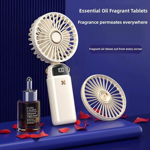 Mini Handheld Small Fan Portable. Stay  cool during hot golf rounds. Silent!