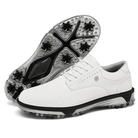 Golf Shoes For Men 2024 New White Professional Waterproof Non-slip Spikeless Outdoor Leisure Walking Training Golfer Sneakers