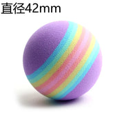New 10pcs/lot Golf Sponge Soft Rainbow Balls Golf Swing Training Balls Sponge Foam Golfer/ Tennis Sponge golf ball