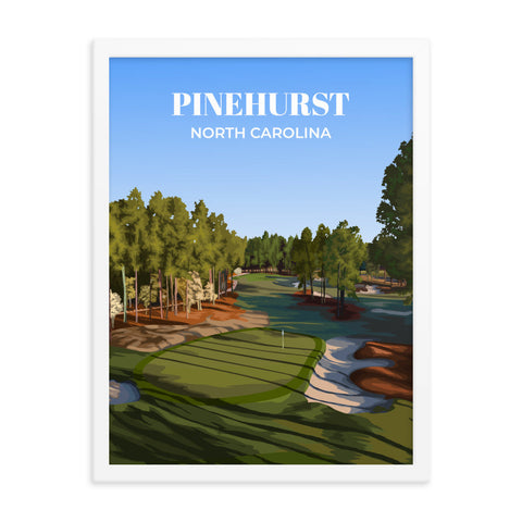 Pinehurst NC - Golf Course Poster-7
