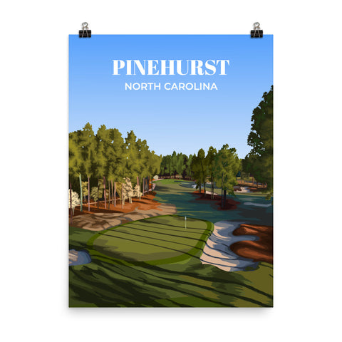 Pinehurst NC - Golf Course Poster-0
