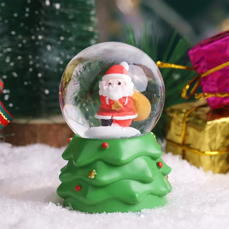 Christmas LED Musical Snow Globe Ornament