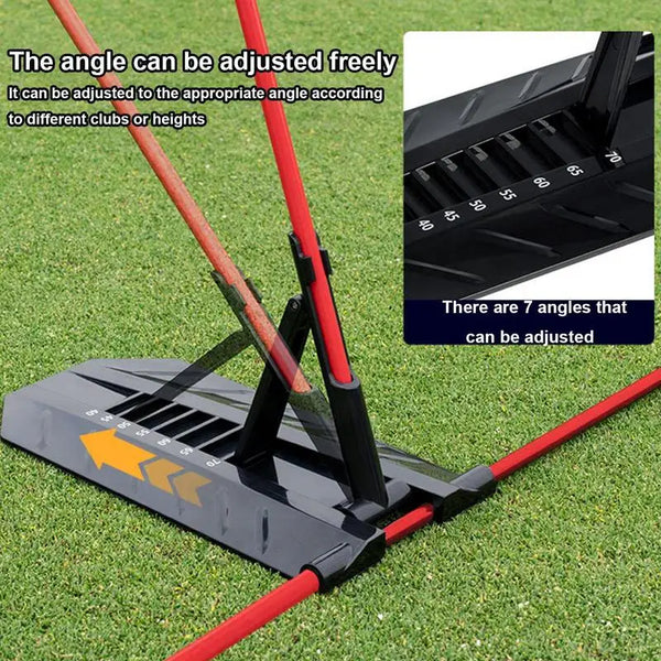 Golf Swing Alignment Rod Golf Alignment Stick Holder Swing