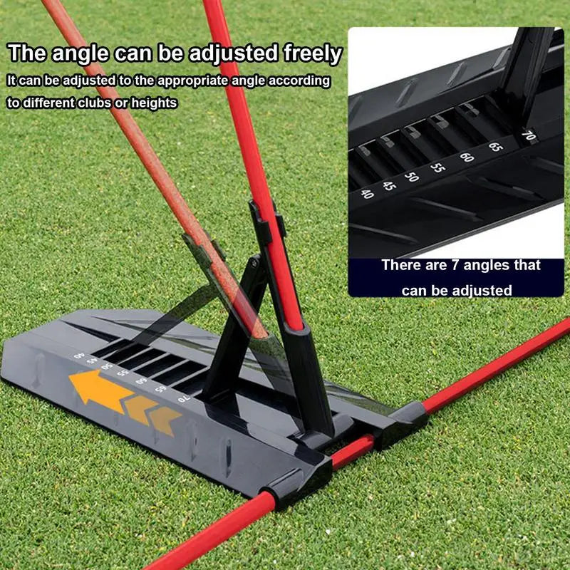Golf Swing Alignment Rod Golf Alignment Stick Holder Swing