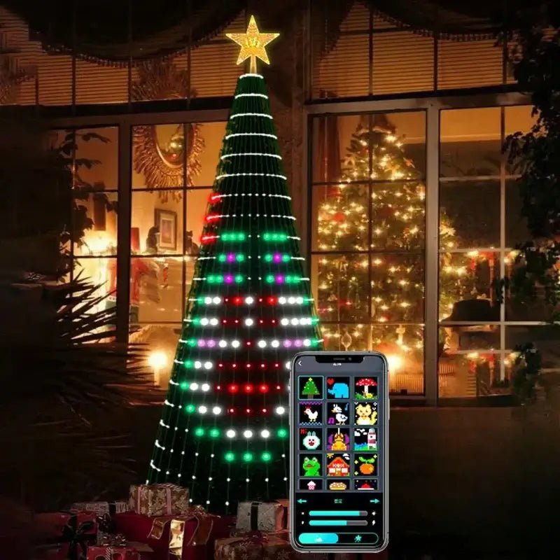 Smart RGB Christmas Tree Star Lights 